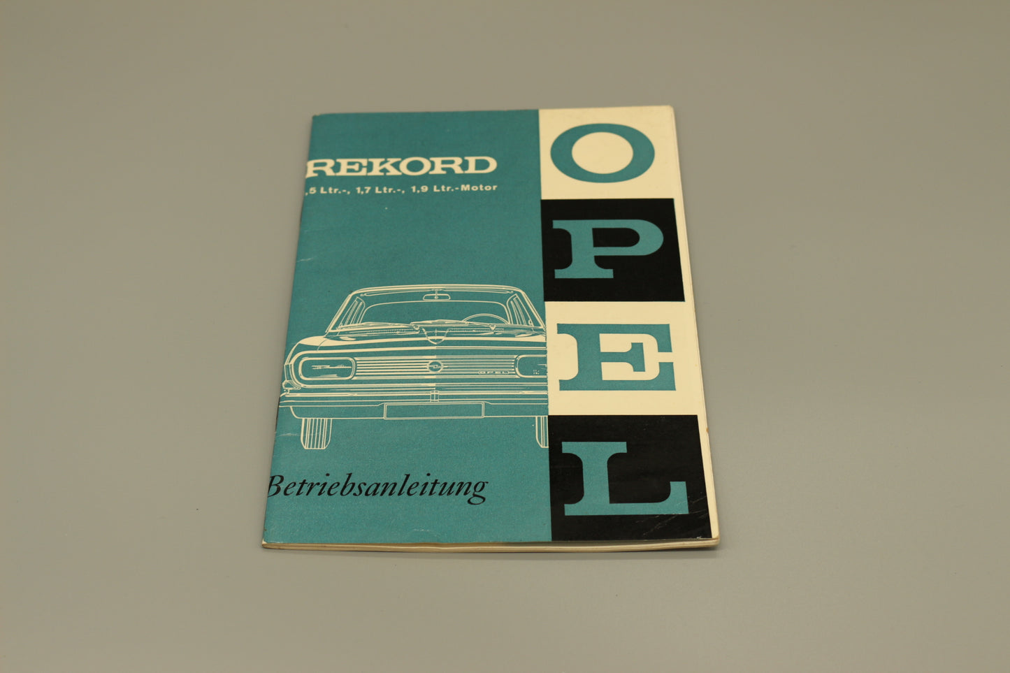 Owner's Manual Opel Rekord B (excluding 2.6)
