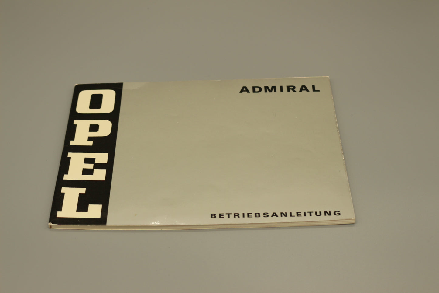 Betriebsanleitung Opel Admiral