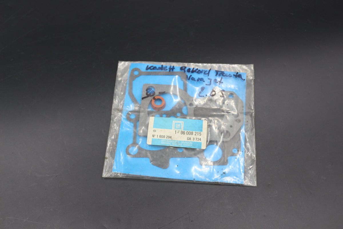 Dichtsatz Varajet 2,0 N/S Vergaser Opel Ascona Manta Rekord OE 1608294 96008215