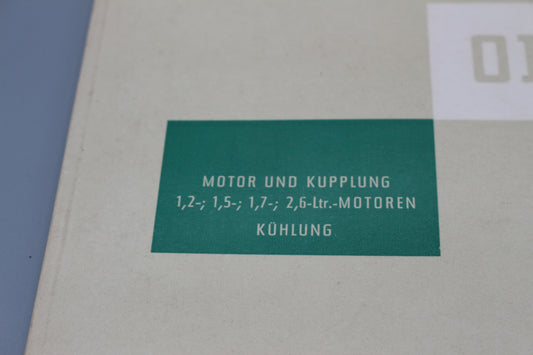 Technisches Grundbuch Motor Kupplung Kühlung