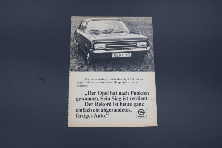 Rekord C Zeitgenössische Werbung DIN A 5