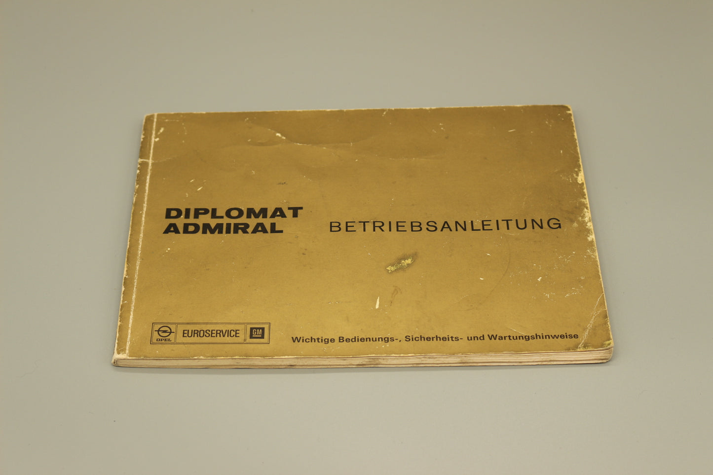 Betriebsanleitung Opel Diplomat Admiral