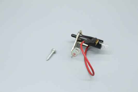 Glove compartment light with bulb