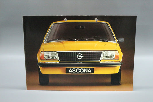 Sales folder brochure Opel Ascona B
