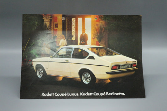Sales Brochure Opel Kadett C Coupé
