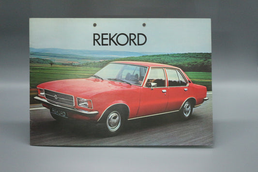 Sales brochure Opel Rekord D