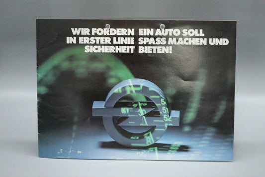 Brochure on Quality and Safety at Opel
