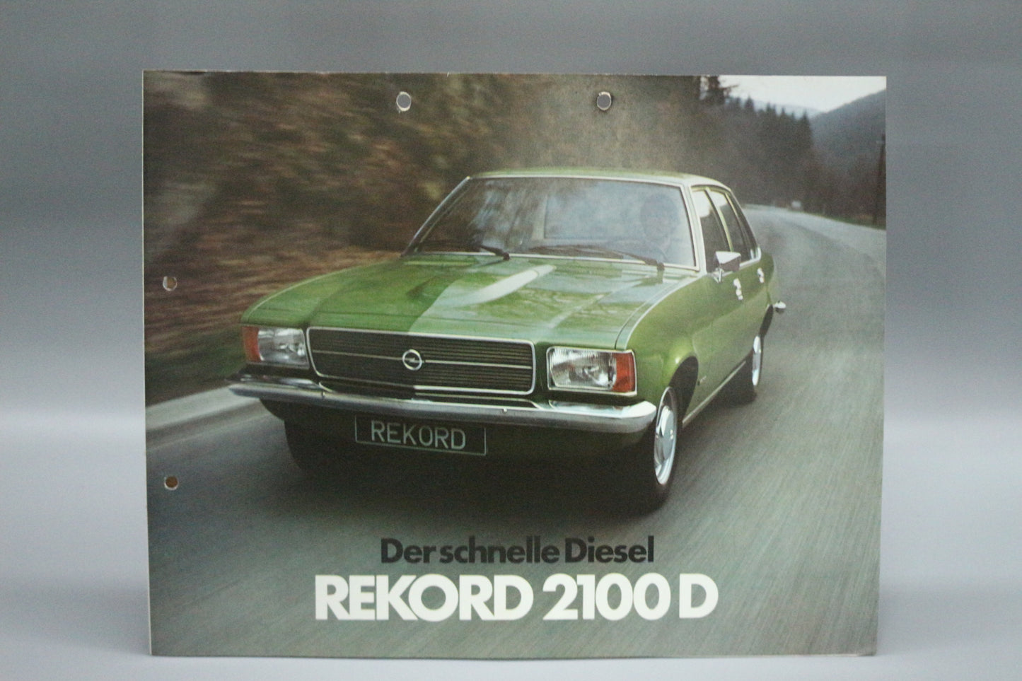Leaflet Sales Brochure Opel Rekord D 2100D