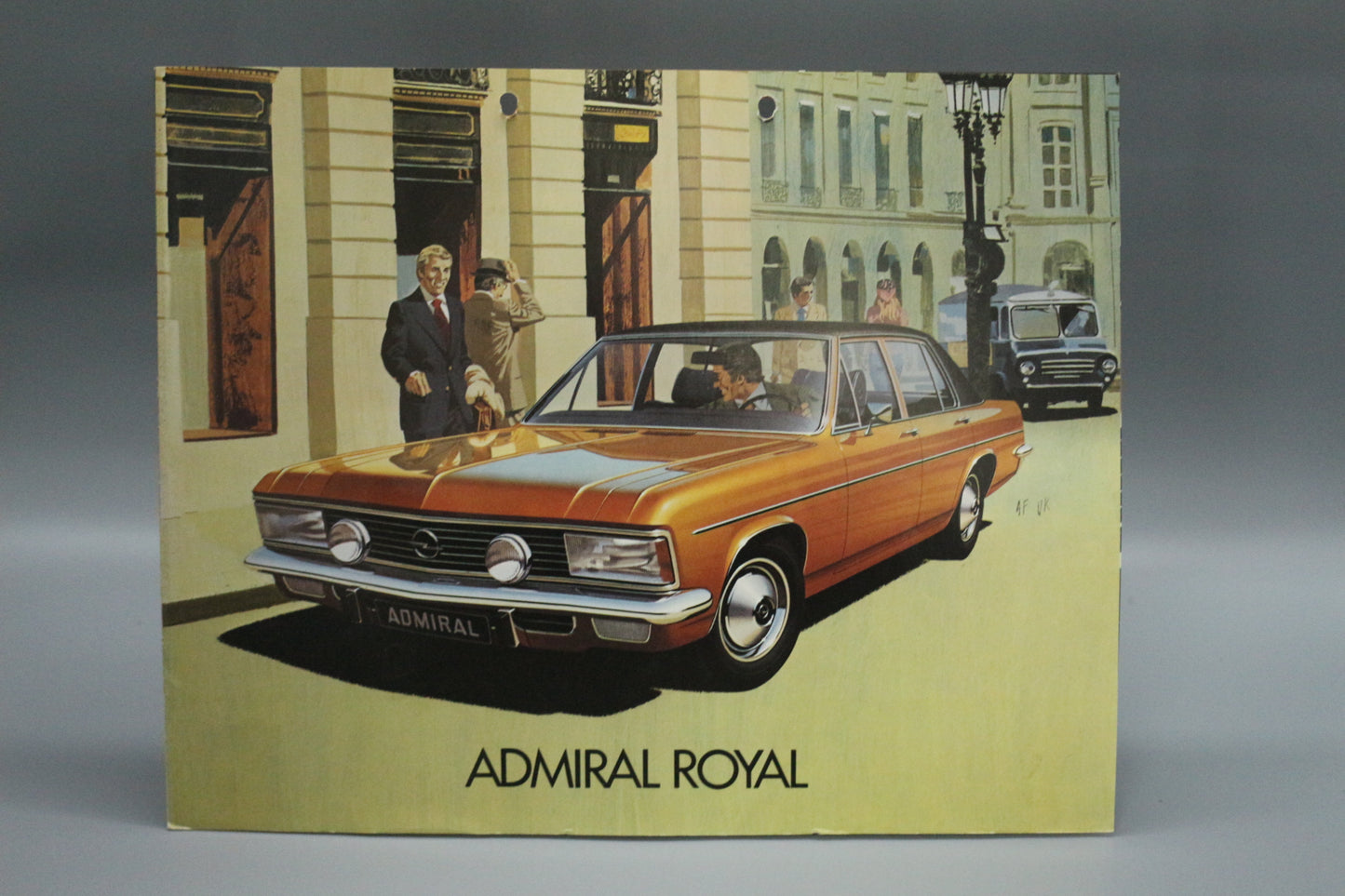 Faltblatt Verkaufsbroschüre Opel Admiral Royal