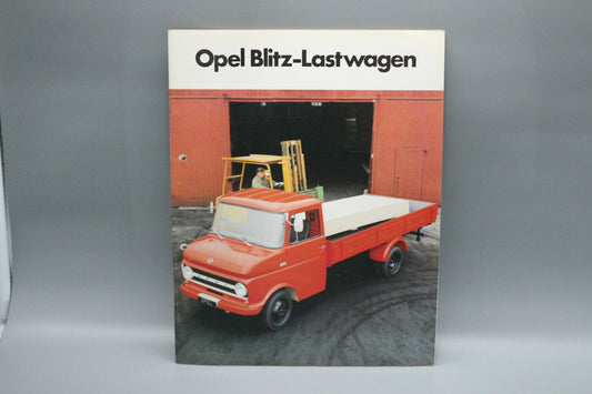 Faltblatt Verkaufsbroschüre Opel Blitz Lastwagen