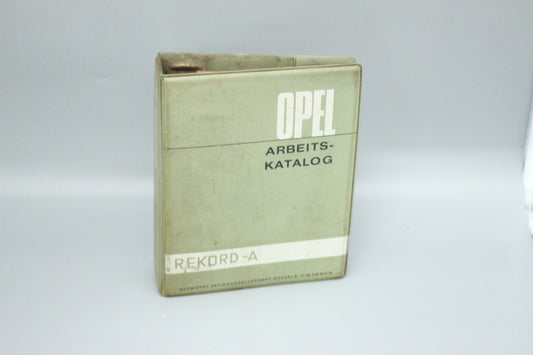 Arbeitswerte Arbeitskatalog Opel Rekord A