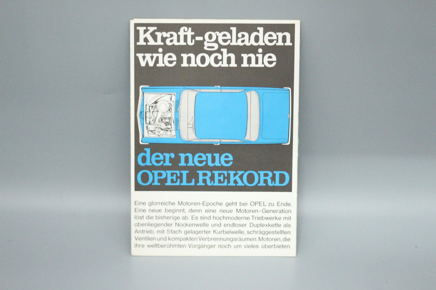 Folded brochure