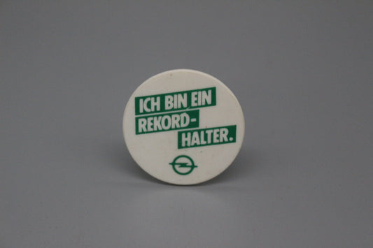 Pin Clip Opel I am a Record Holder.