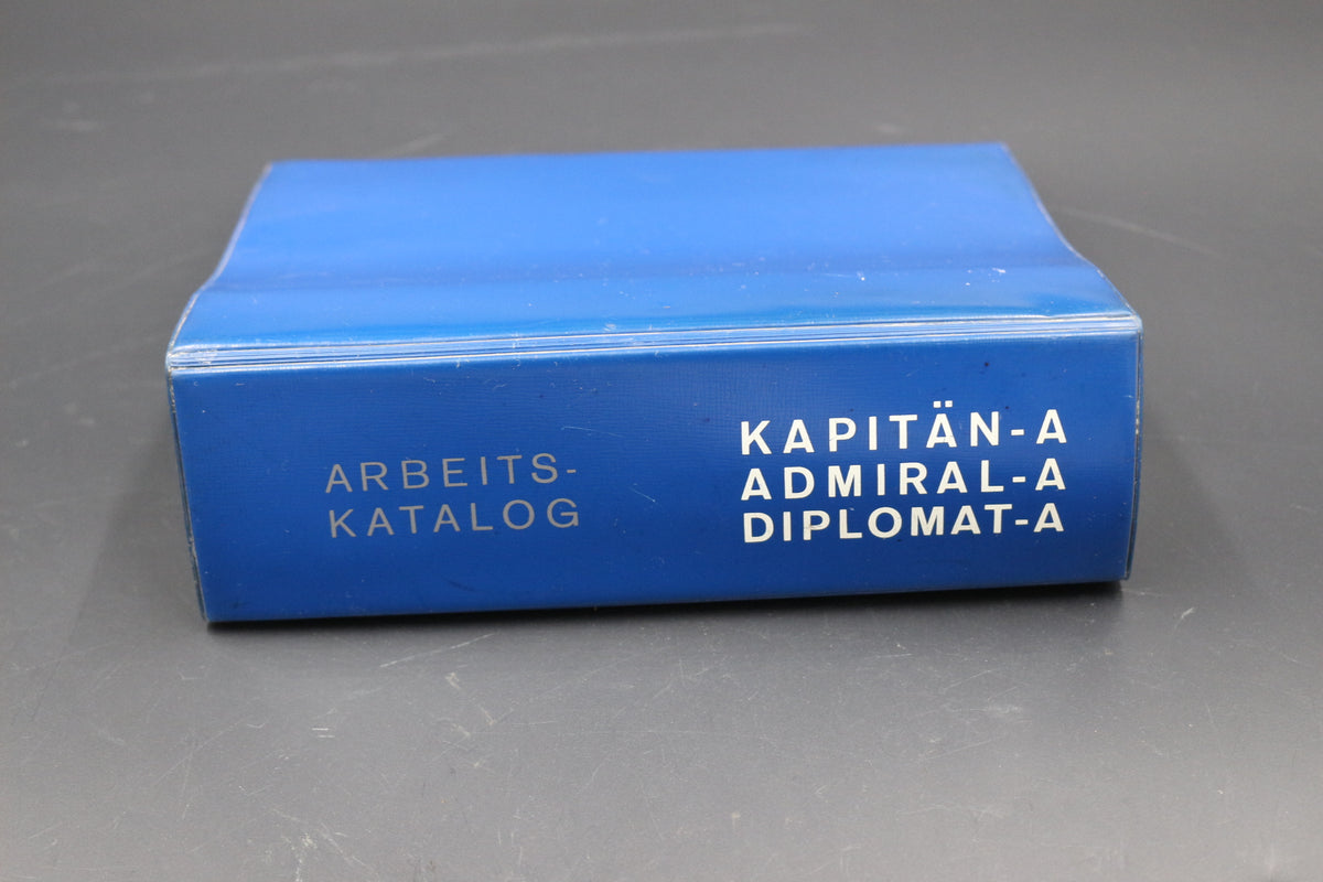 Arbeitskatolog Opel Kapitän Admiral Diplomat A