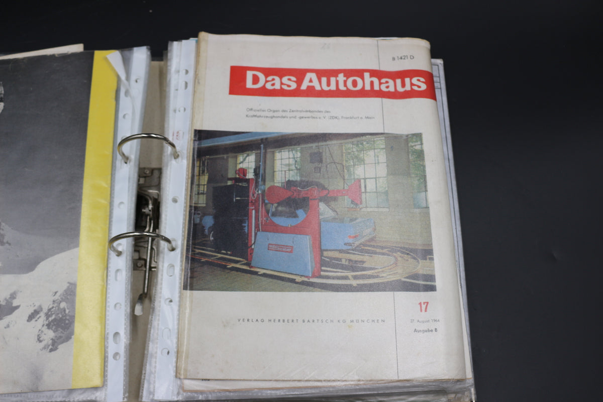Sammelmappe Prospekte Betriebsanleitung Tabellen Technische Daten Opel Rekord A
