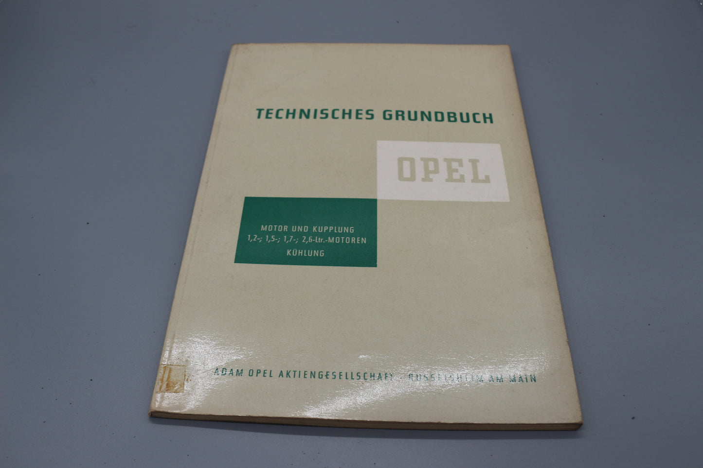 Technisches Grundbuch Motor Kupplung Kühlung