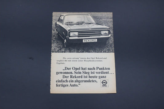 Rekord C Zeitgenössische Werbung DIN A 5