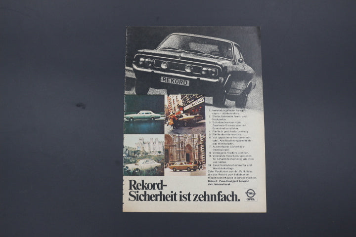 Rekord C Zeitgenössische Werbung DIN A 5