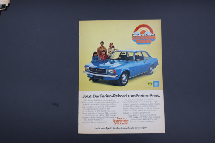 Ferien Rekord D Zeitgenössische Werbung DIN A 5
