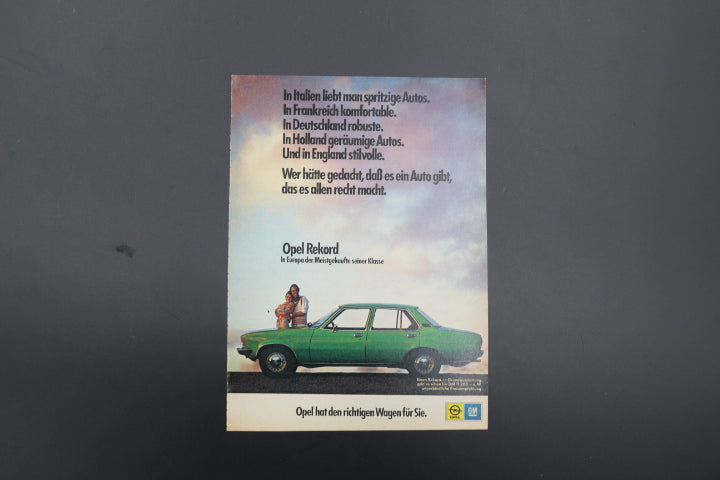 Rekord D Zeitgenössische Werbung DIN A 5