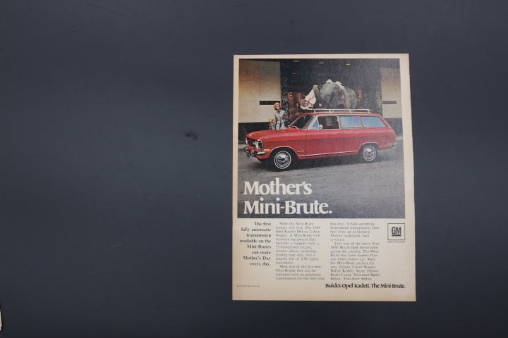 Kadett B Caravan Zeitgenössische Werbung (USA) DIN A5