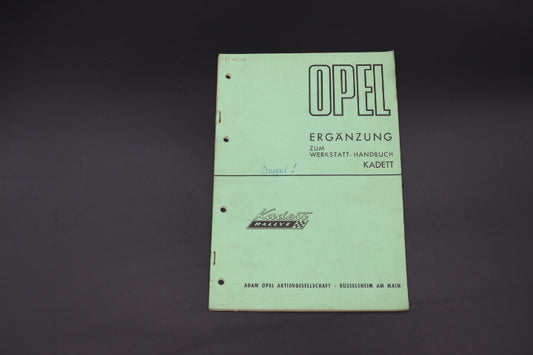 Handbuch Reparaturhandbuch Ergänzung zum Werkstatthandbuch